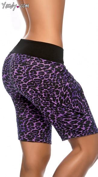 Animal Print Shorts, Neon Animal Shorts, Neon Shorts