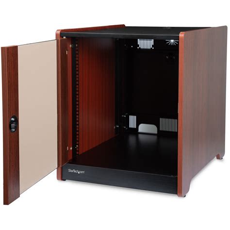 12U Office Server Cabinet w/ Wood Finish - Server-Racks