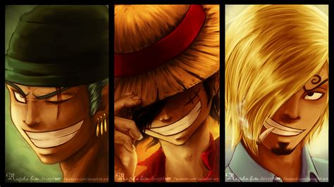 Luffy Zoro Sanji Wallpaper 4k