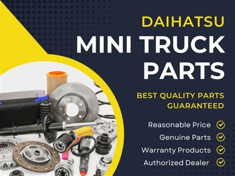 Daihatsu Mini Truck Parts by Mini Truck Garage on Dribbble