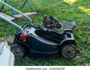 Repair Lawn Mower By Gardener Country Stock Photo 2166544239 | Shutterstock