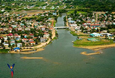 Aerial views of Dangriga