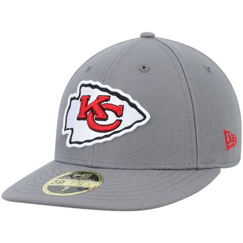 Men's New Era Graphite Kansas City Chiefs Storm Low Profile 59FIFTY Fitted Hat | New era, Fitted ...