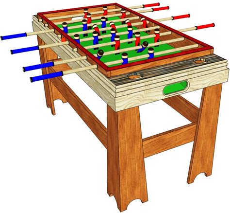 084 Foosball Table: Great Family Fun! | Diy pool table, Table ...