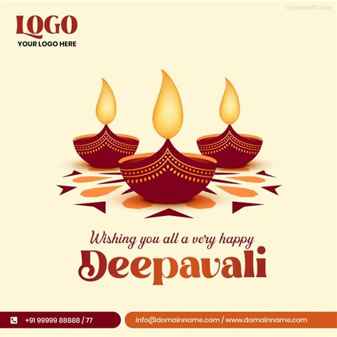 Corporate Happy Diwali Wishes Greetings template 2023