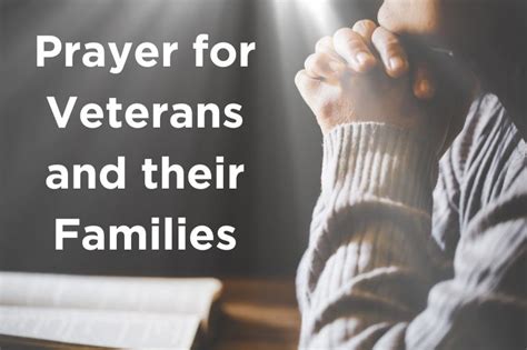 21 Inspirational Prayers for Veterans and their Families - Strength in Prayer