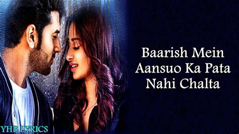 Baarish (Lyrics)Song | Sonu Kakkar, Tony Kakkar | Sad Song | Yhb Lyrics ...