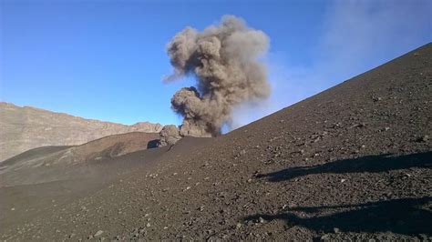 Fogo volcano (Cape Verde): intermittent explosions, eruption declining ...