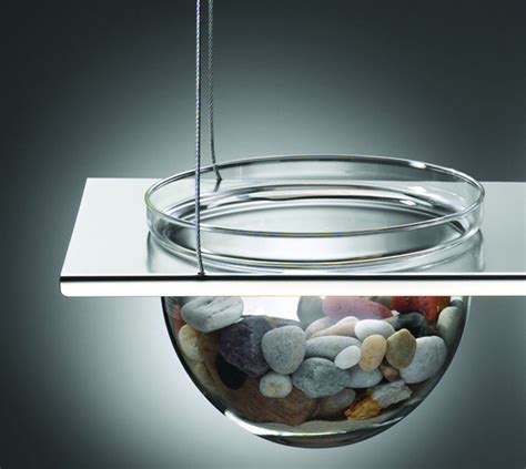 If It's Hip, It's Here (Archives): Suspended Glass Display Bowls From Mono Can Hold Live Fish or ...