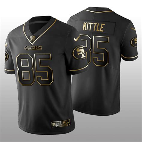 2019 Golden Edition Vapor Untouchable Limited San Francisco 49ers Custom Black Jersey – Men’s ...