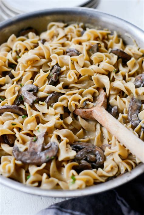 Simply Scratch Easy Mushroom Stroganoff - Simply Scratch