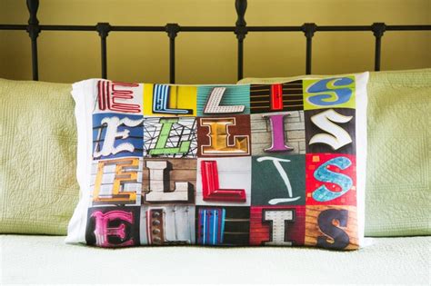 Personalized Pillow Cases Featuring ANY NAME in Sign Letters - Etsy