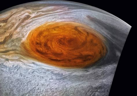 Juno reveals stunning images of Jupiter's Great Red Spot