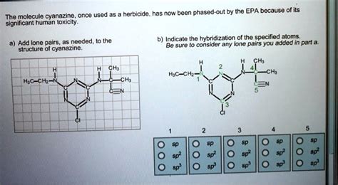 Cyanazine Lewis Structure With Lone Pairs