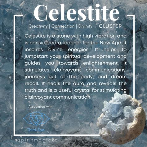 Celestite Geode Cluster – Spirit Magicka