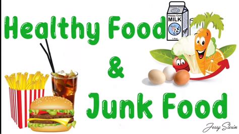 Healthy food vs Junk food - YouTube