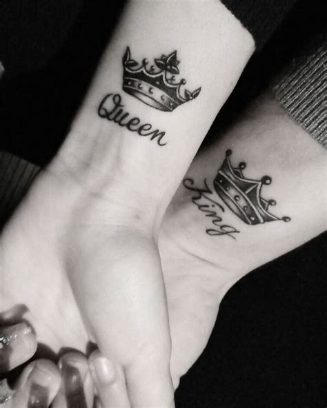 Tattoo king and queen king queen tattoo for couples – Artofit