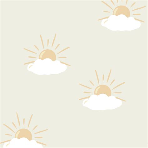 Soft Clouds Peel And Stick Removable Wallpaper | Love vs. Design