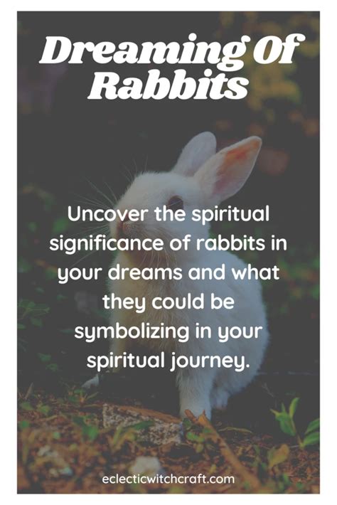 Dreaming Of Rabbits: Bunny Dream Meaning - Eclectic Witchcraft