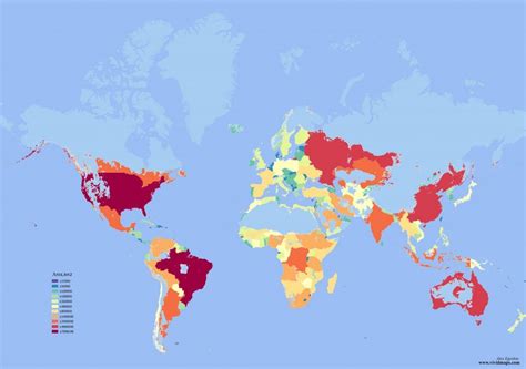 What is the largest country in the world based on the most suitable land area for human ...