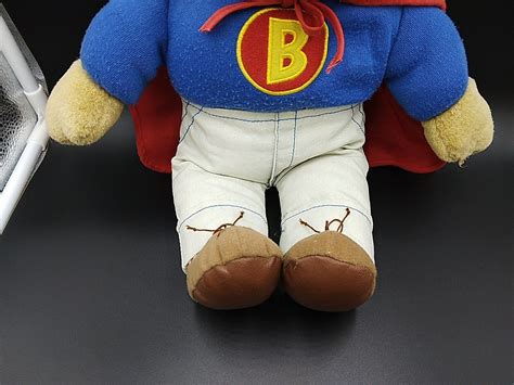 RARE Vintage EDEN ARTHUR SUPERHERO Bionic Bunny Costume 1998 Plush 14” Complete | eBay