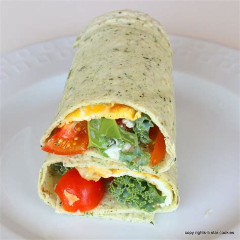 Breakfast at McDonald's - Mediterranean Veggie McWrap - 5 Star Cookies