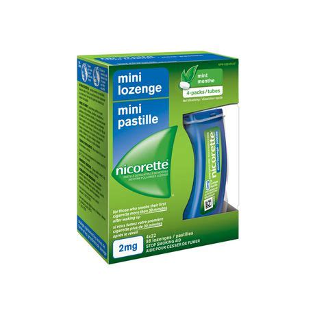 Nicorette® Mini Lozenges Mint 2 mg 88s at Walmart.ca