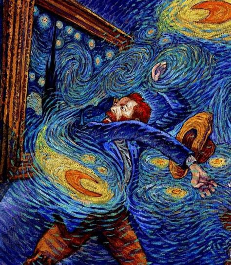 in the starry night 🌙 #vangogh #vincentvangogh #starrynight Art By #gradimirsmudja Vincent Van ...