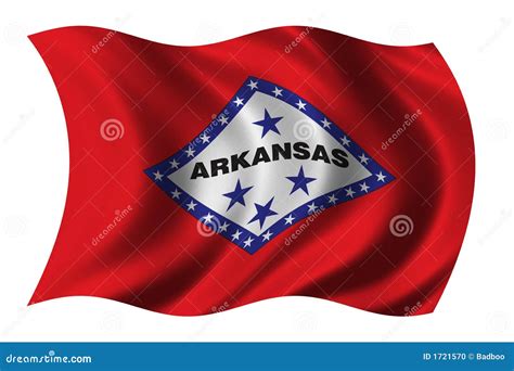 Flag of Arkansas stock illustration. Illustration of pride - 1721570