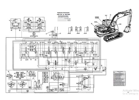 Cat 312C & 315C Excavators Hydraulic System - Attachment Combined Function Hydraulics Schematic ...