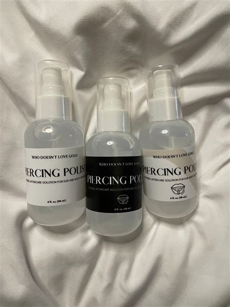 Saline Spray Piercing Polish - Etsy