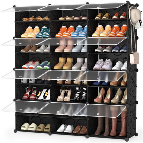 HOMIDEC Shoe Rack Organizer, 8 Tier Shoe Storage Cabinet 48 Pair ...