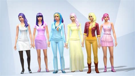 Mod The Sims - My little Pony Mane 6