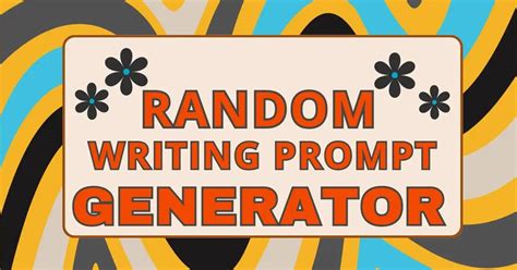 Random Writing Prompt Generator - Stray Mum