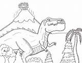 Robins Great Coloring Page Gigantosaurus And Giganotosaurus English  sketch template