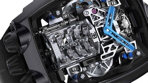 Jacob & Co. Bugatti Chiron Tourbillon Encapsulates A Working W16 Engine ...