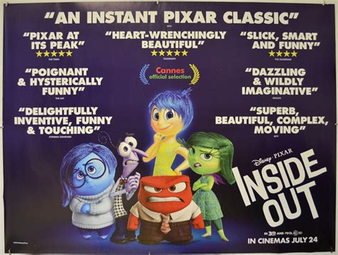 Inside Out (Reviews Version) - Original Cinema Movie Poster From ...