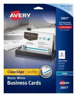 Avery 28877 Business Card Template Word - Cards Design Templates