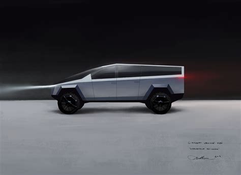 ArtStation - Concept Vehicle #28 [Cybertruck Re-work]