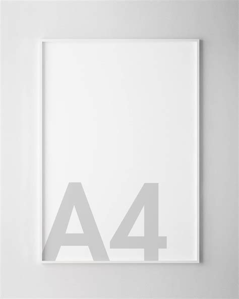 A4 White Poster Frame - Chelsea Chelsea