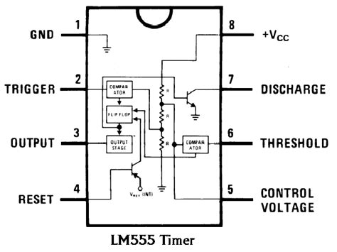 LM555 Timer Internal Circuit Block Diagram - Control_Circuit - Circuit Diagram - SeekIC.com