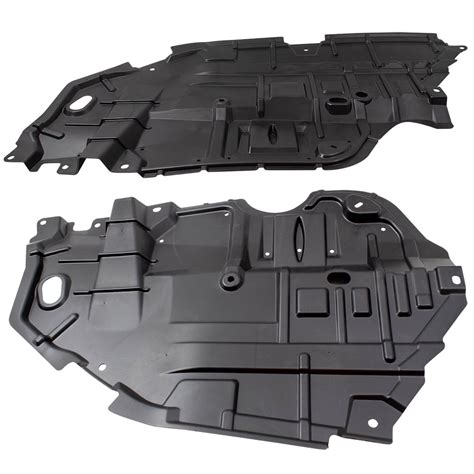 Brock Replacement Pair Set Front Engine Under Cover Lower Left Splash Shield Guards Compatible ...