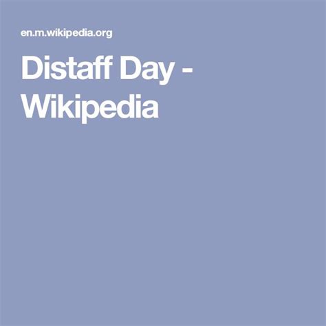 Distaff Day - Wikipedia | Distaff day, Grand tour, Dyer