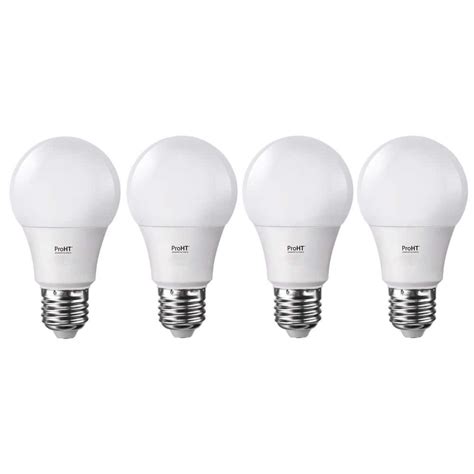 proHT 60-Watt Equivalent Soft White Dimmable E26 LED Replacement Light Bulb (4-Pack)-88165 - The ...