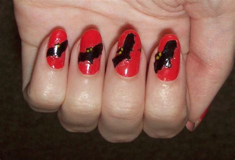 Bat nails by jenna-daydreamer93 on DeviantArt