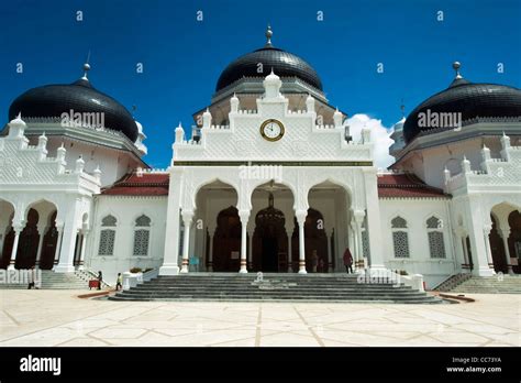 Indonesia, Sumatra, Banda Aceh, Baiturrahman Grand Mosque (Mesjid Raya ...