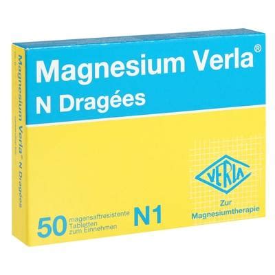 MAGNESIUM VERLA N Dragees - package_sizes: 50 St