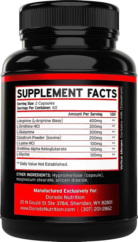 HGH Supplements for Men & Women (120 Count) 1500mg Natural Muscle Growth Building & Human Growth ...