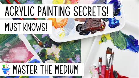 Acrylic Painting Hacks | For Beginners - YouTube