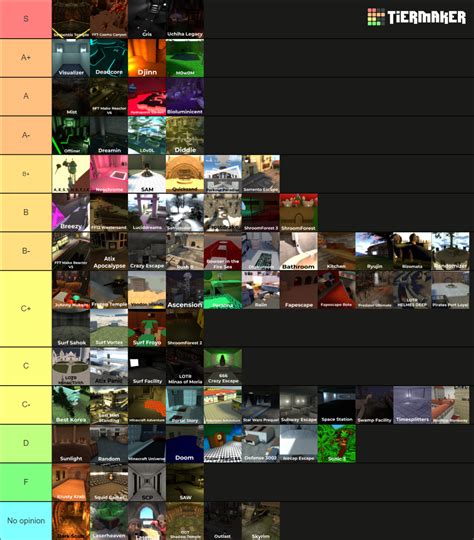 TF2 Zombie Escape maps (Skial) Tier List (Community Rankings) - TierMaker